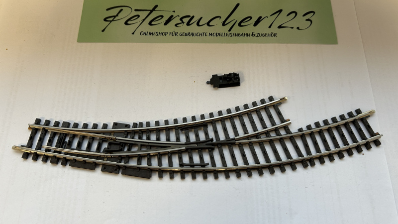 Märklin H0 AC 2267L Bogenweiche links K-Gleis