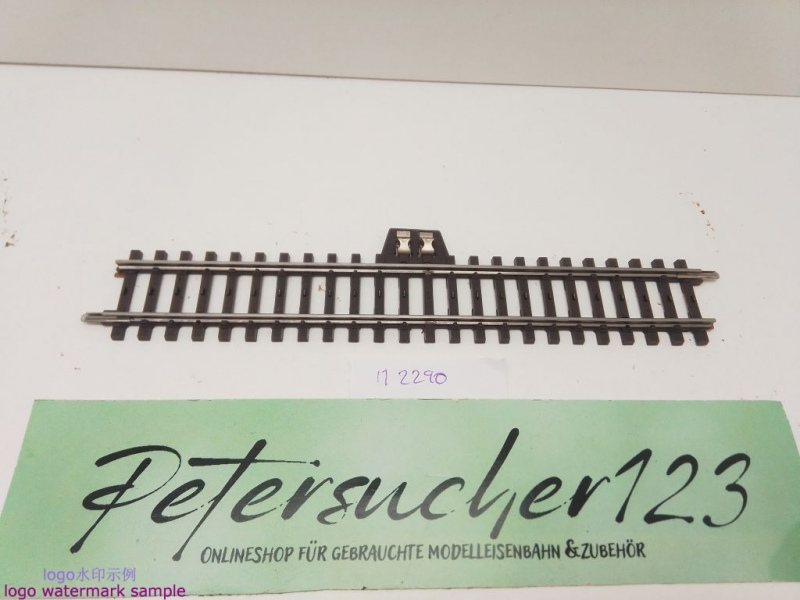 Märklin H0 AC 2290 K-Gleis Anschlussgleis gerade / 1/1 = 180 mm / Kleber