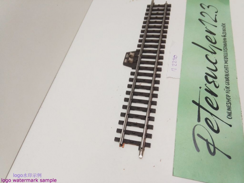 Märklin H0 AC 2290 K-Gleis Anschlussgleis gerade / 1/1 = 180 mm / Kleber