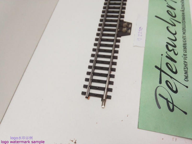 Märklin H0 AC 2290 K-Gleis Anschlussgleis gerade / 1/1 = 180 mm / Kleber