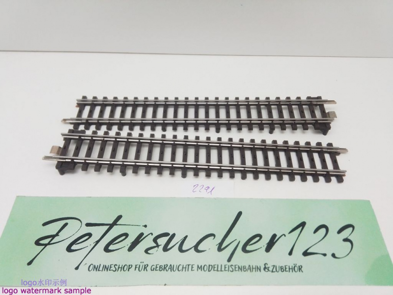 Märklin H0 AC 2291 Set Übergangsgleis K- auf M-Gleis / 1/1 = 180 mm