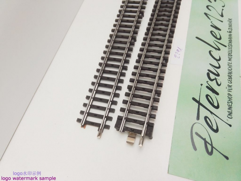 Märklin H0 AC 2291 Set Übergangsgleis K- auf M-Gleis / 1/1 = 180 mm