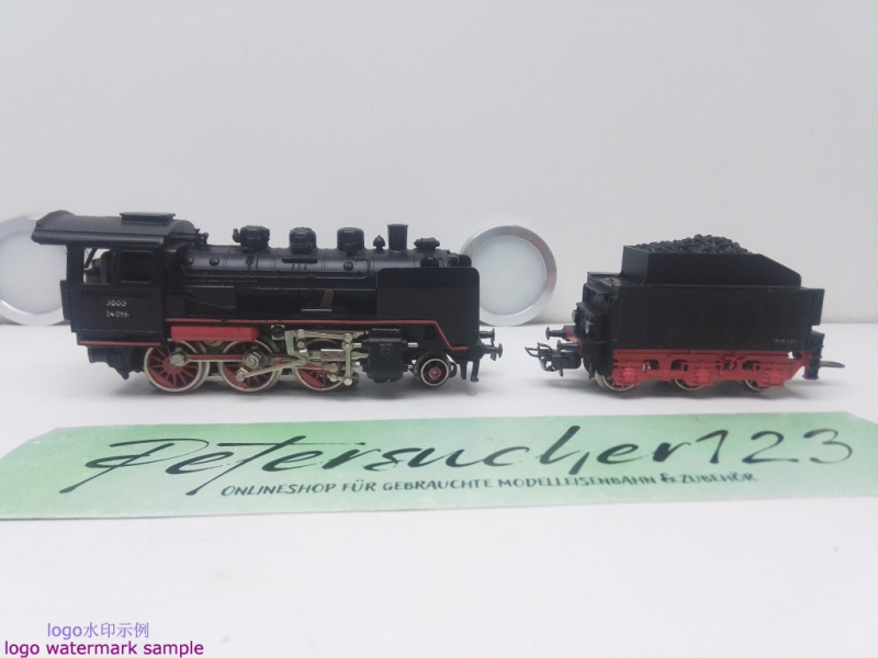 Märklin H0 AC 3003 / BR24 058 Dampflok Schlepptender / DB / Analog