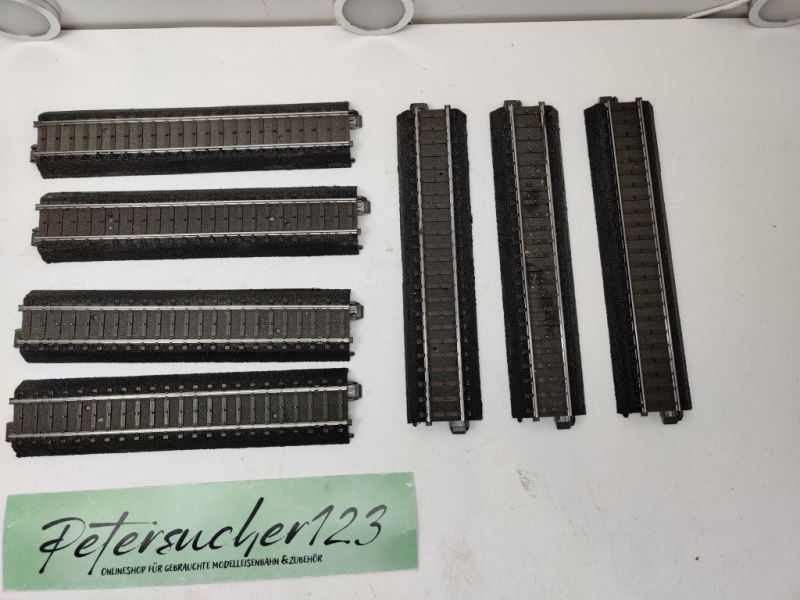 Märklin H0 10 x gerades C-Gleis 24188  188mm Anlagenrückbau
