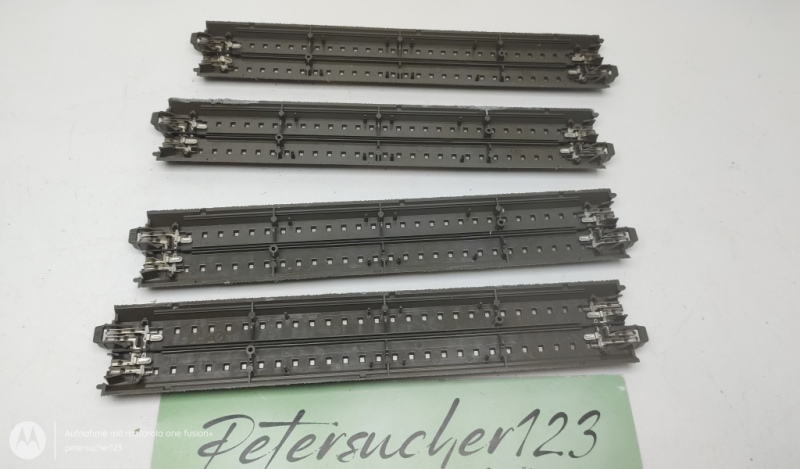 Märklin H0 4 x gerades C-Gleis 24236  236mm  Anlagenrückbau