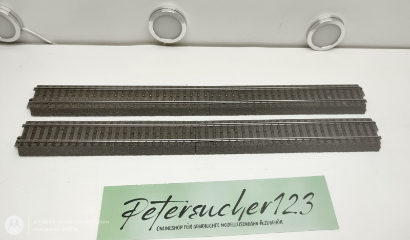 Märklin H0 2 x gerades C-Gleis 24360 / 360mm  / Anlagenrückbau