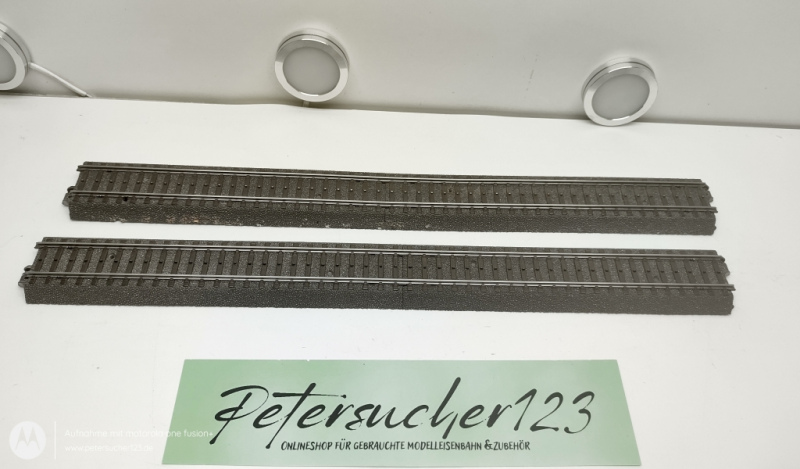 Märklin H0 2 x gerades C-Gleis 24360 / 360mm  / Anlagenrückbau