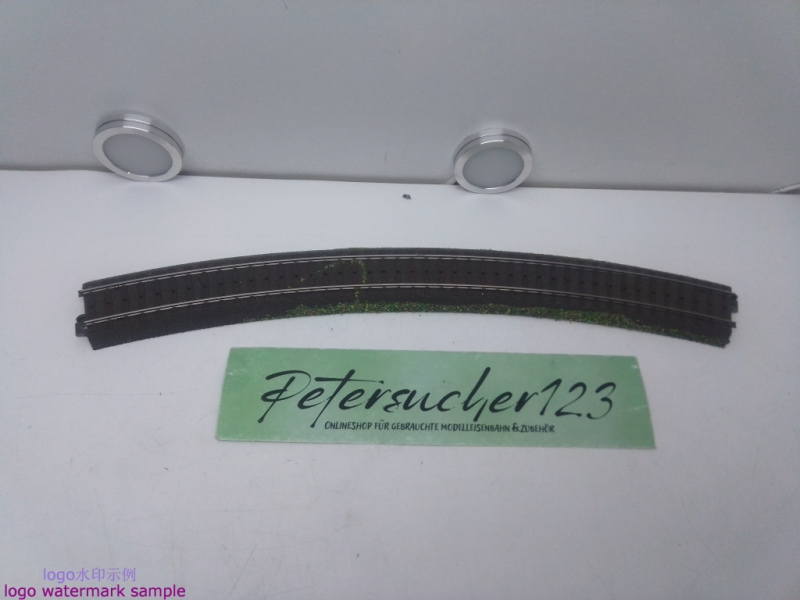 Märklin H0 1x gebogenes C-Gleis 24530  R = 643,6 mm 30° Anlagenrückbau