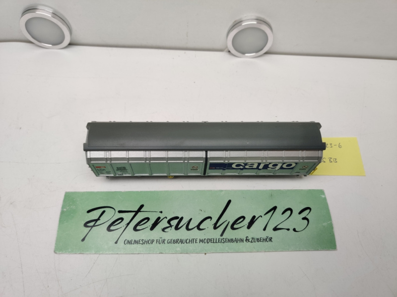 Märklin H0 AC 2458123-5 Gedeckter Güterwagen CARGO / Grau / SBB / 2-Achser