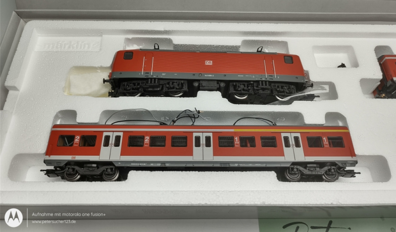 Märklin H0 AC 26507 S-Bahn-Set, Lok mit 3 Wagen / OVP