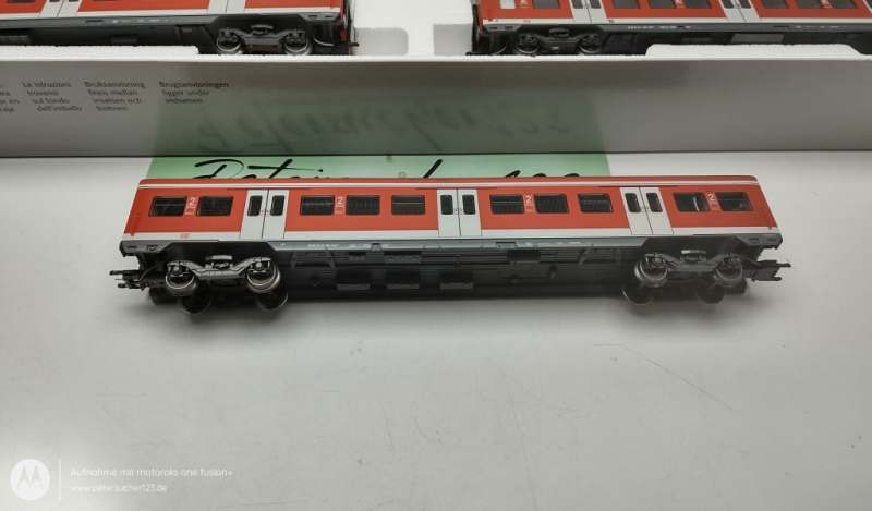 Märklin H0 AC 26507 S-Bahn-Set, Lok mit 3 Wagen / OVP