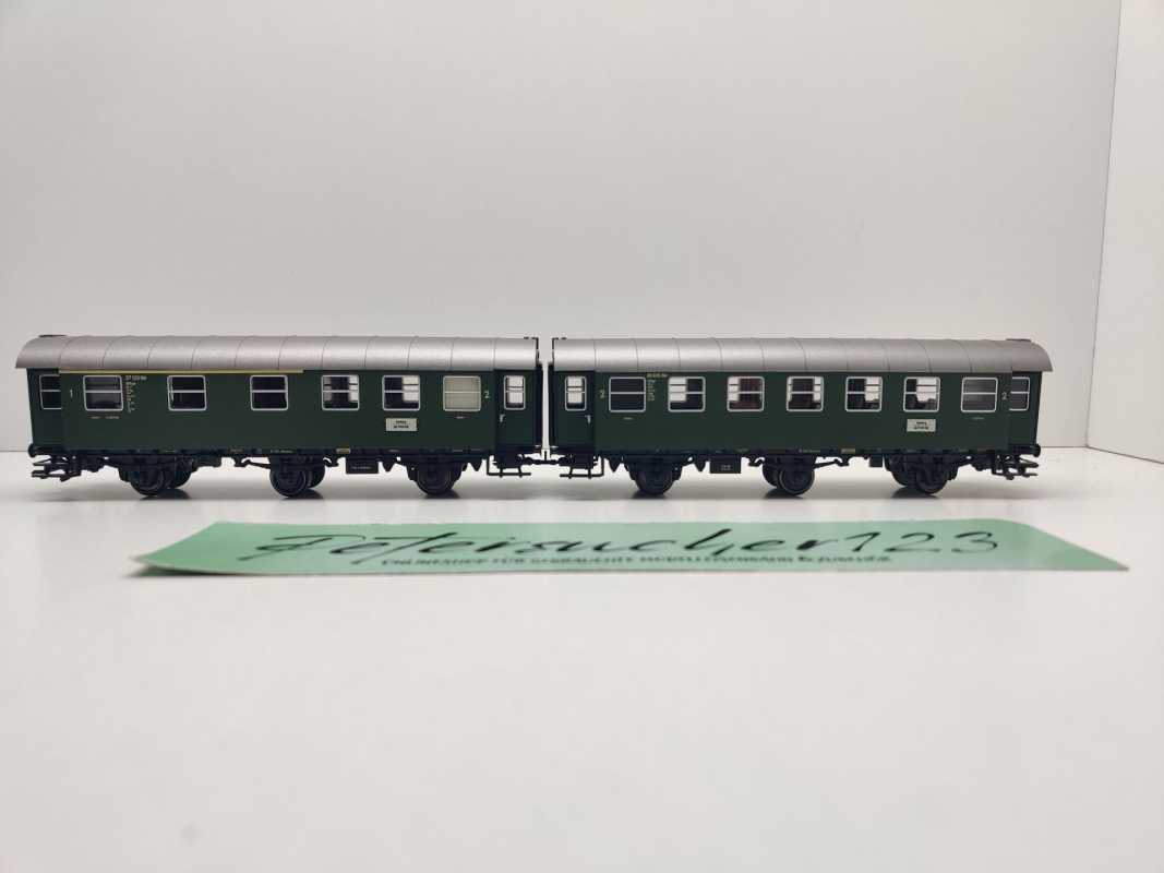 Märklin H0 AC 26564 Umbauwagen-Paar 3+4 AB3yge B3yge aus Zugpackung / NEM / DB