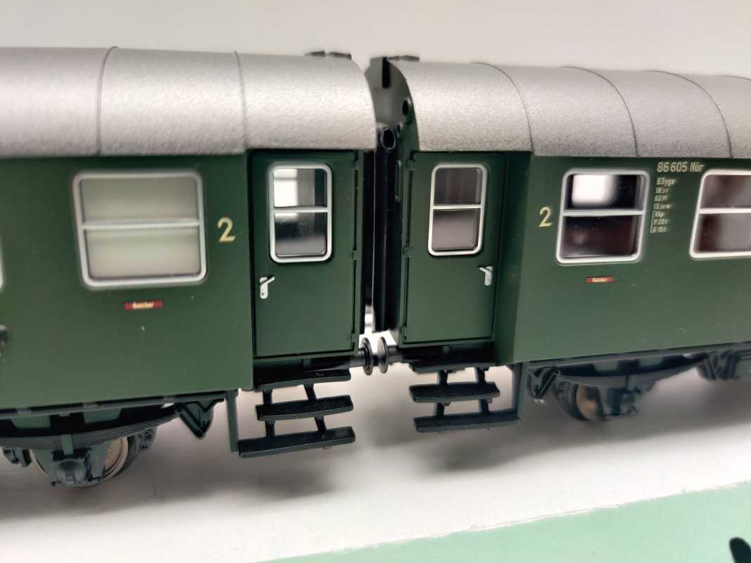 Märklin H0 AC 26564 Umbauwagen-Paar 3+4 AB3yge B3yge aus Zugpackung / NEM / DB