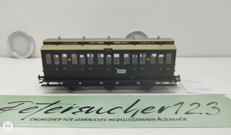 Märklin H0 AC 28456 / 2080 Personenwagen aus Berliner Vorverkehr KPEV