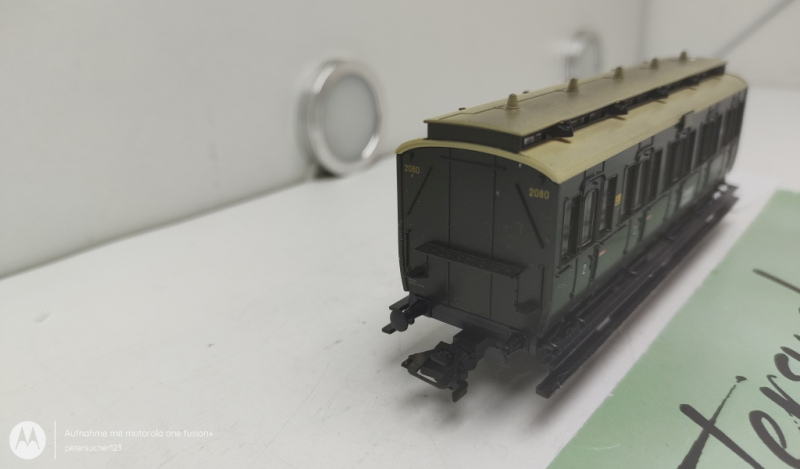 Märklin H0 AC 28456 / 2080 Personenwagen aus Berliner Vorverkehr KPEV