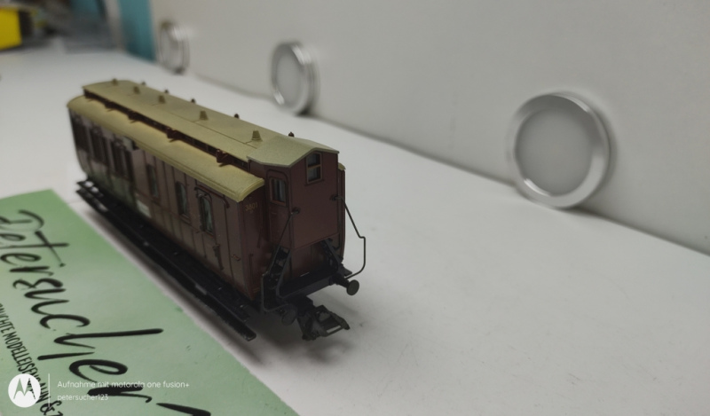 Märklin H0 AC 28456 / 3801  Personenwagen aus Berliner Vorverkehr KPEV / Wannsee