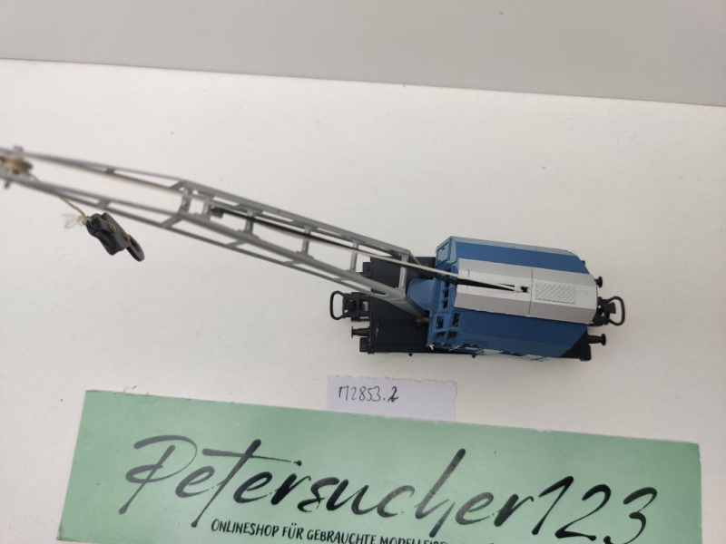 Märklin H0 AC 2853-2 Kranwagen Krupp-Ardelt aus Set / blau / DB