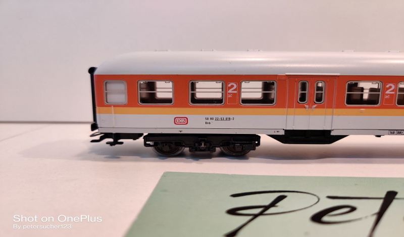 Märklin H0 AC 2862 Nahverkehrswagen aus Set / 2.Kl / Bnb 719 / NEM / DB