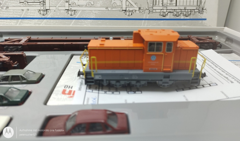 Märklin H0 2863 Zugset Autotransportwagen / VW / DB / OVP