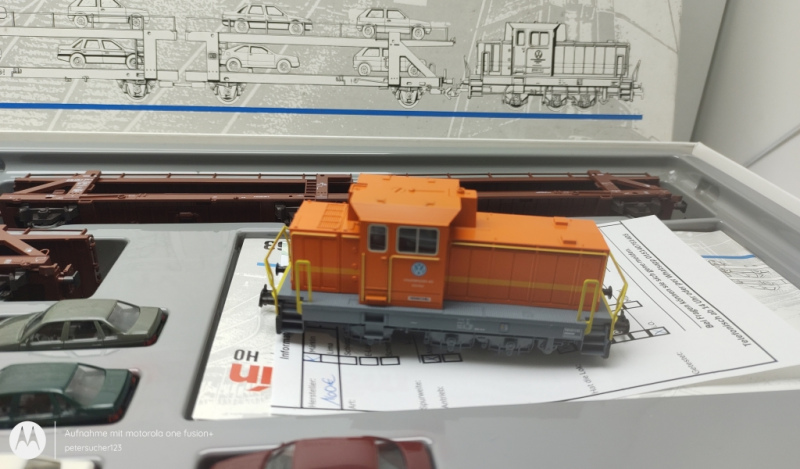 Märklin H0 2863 Zugset Autotransportwagen / VW / DB / OVP