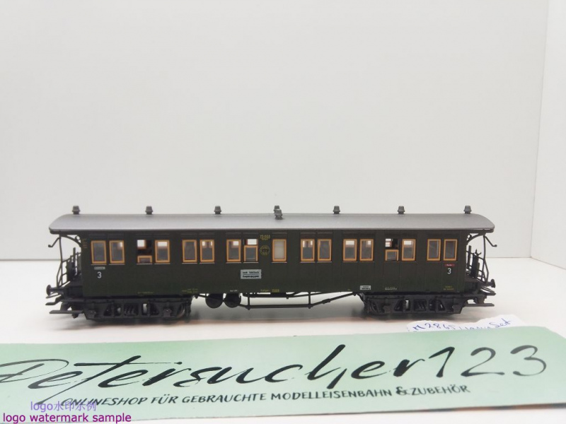 Märklin H0 AC 2865 1x Personenwagen 3.Kl aus Set / C4id / NEM / DRG