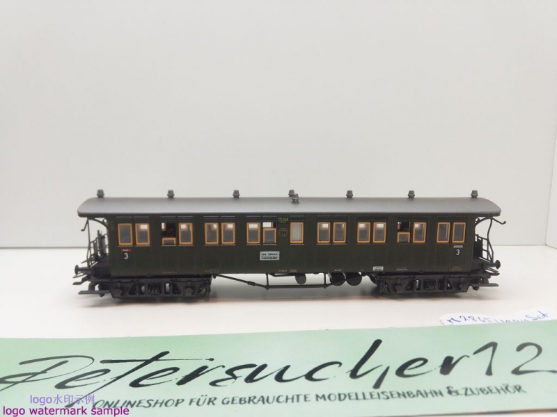 Märklin H0 AC 2865 1x Personenwagen 3.Kl aus Set / C4id / NEM / DRG