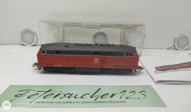 Märklin H0 AC 29060 / BR216 Diesellok DB / Mfx / Rot / Blister / Beschreibung