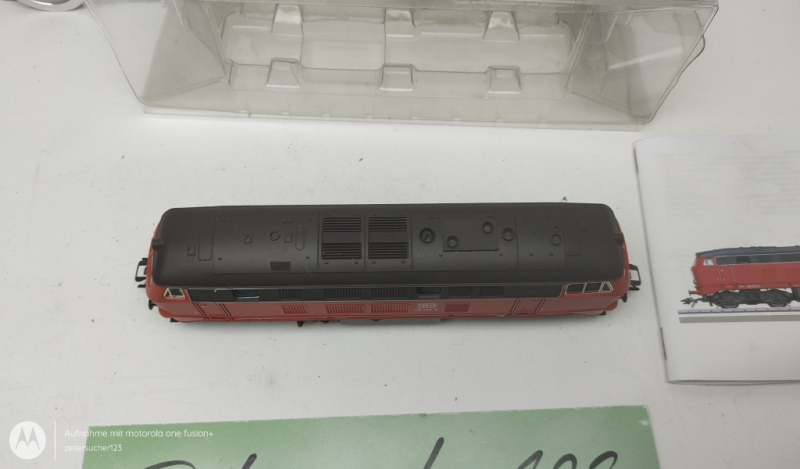 Märklin H0 AC 29060 / BR216 Diesellok DB / Mfx / Rot / Blister / Beschreibung