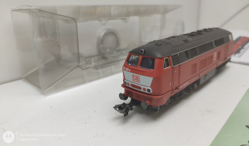 Märklin H0 AC 29060 / BR216 Diesellok DB / Mfx / Rot / Blister / Beschreibung