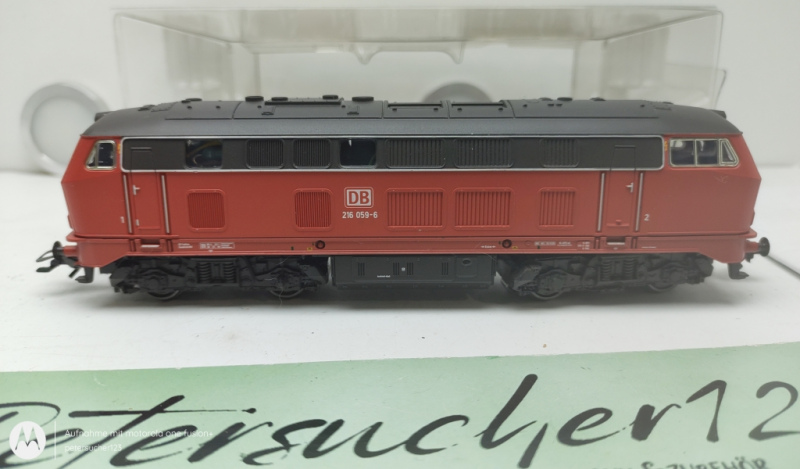 Märklin H0 AC 29060 / BR216 Diesellok DB / Mfx / Rot / Blister / Beschreibung