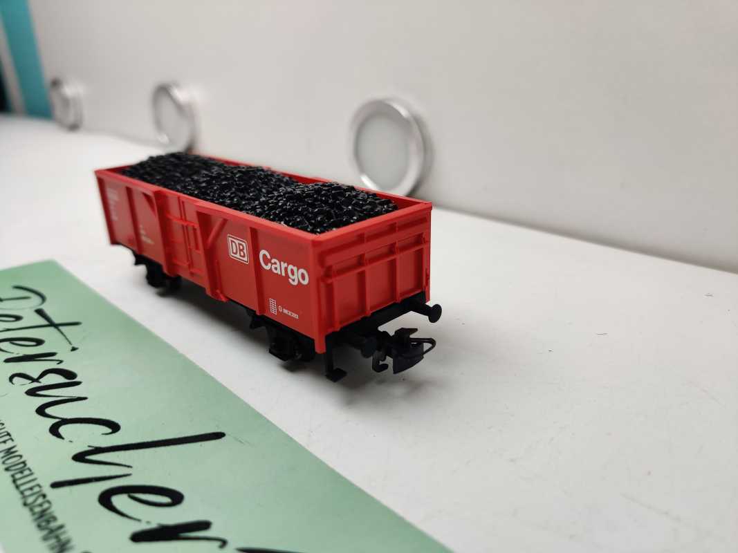Märklin H0 AC 29065-04 offener Güterwagen / Ladegut Kohle / NEM / DB