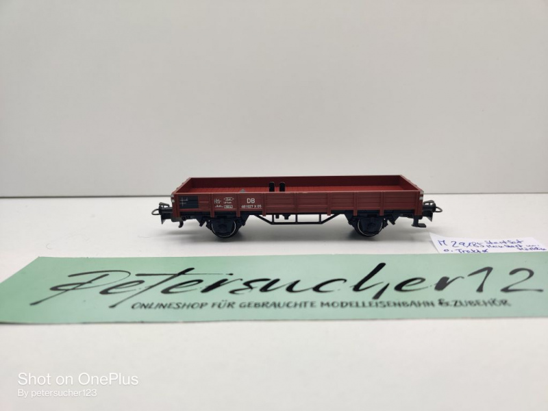 Märklin H0 AC 29182 1x Niederbordwagen aus Set / X 05 / DB
