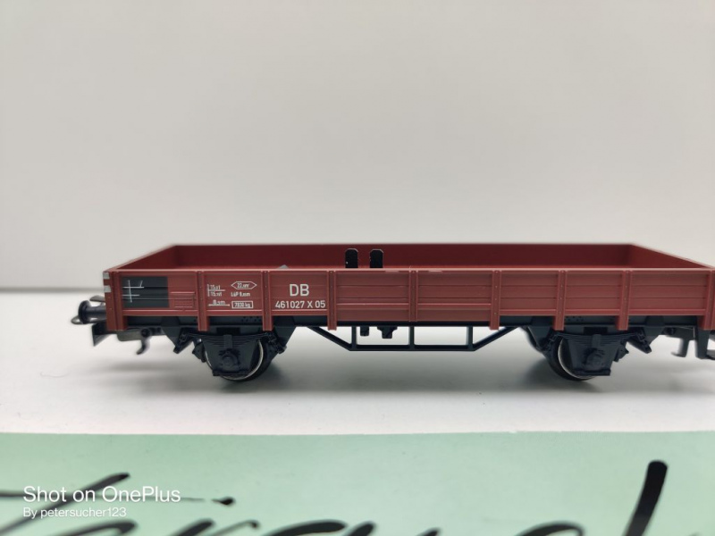 Märklin H0 AC 29182 1x Niederbordwagen aus Set / X 05 / DB