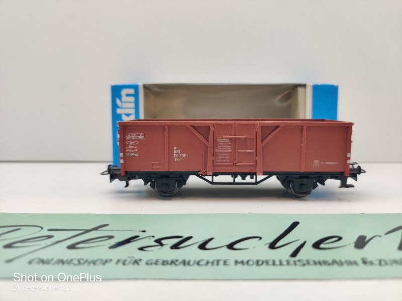 Märklin H0 AC 29191 Hochbord aus Set "Diesel" / El-u061 / DB / EVP blau