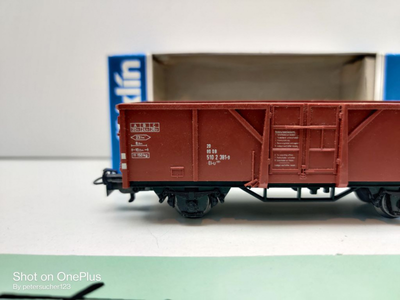 Märklin H0 AC 29191 Hochbord aus Set "Diesel" / El-u061 / DB / EVP blau