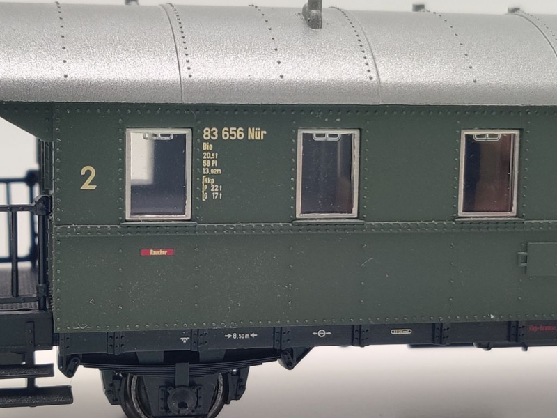 Märklin H0 AC 29243-03 Einheitswagen 2. Kl Bie / NEM / DB