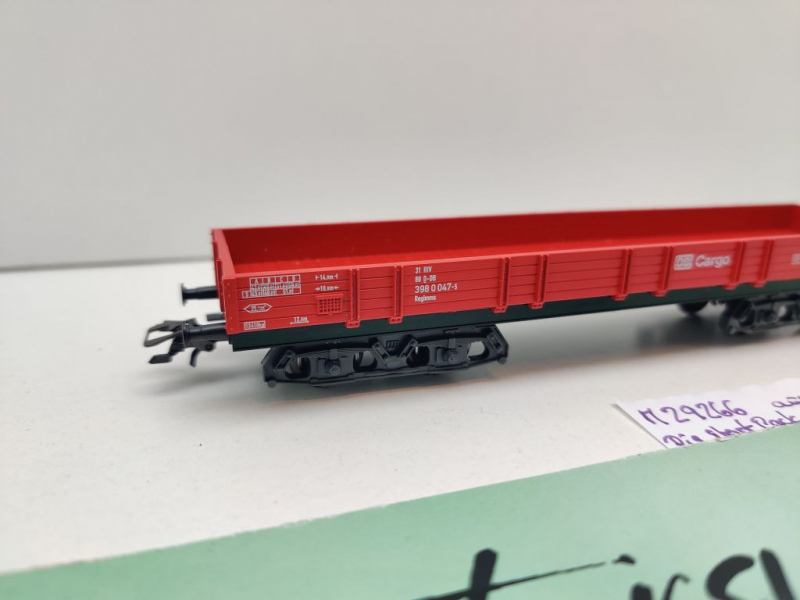 Märklin H0 AC 29450 Niederbordwagen "CARGO" aus Set / Reglmms / DB