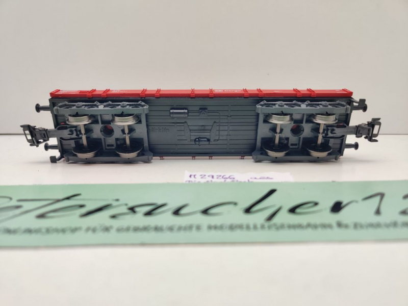 Märklin H0 AC 29450 Niederbordwagen "CARGO" aus Set / Reglmms / DB