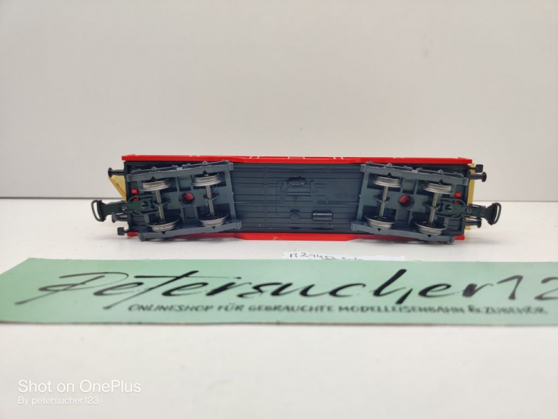 Märklin H0 AC 29453 1x Tragwagen mit 2 Container "msc" aus Set / DB