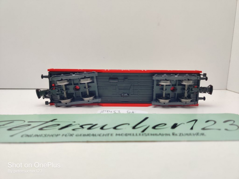Märklin H0 AC 29453 1x Tragwagen mit 2 Container "eurotainer" aus Set / DB