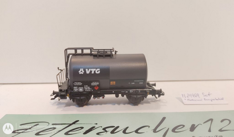 Märklin H0 AC 29469 Kesselwagen "VTG" aus Set / Zs / NEM / DB