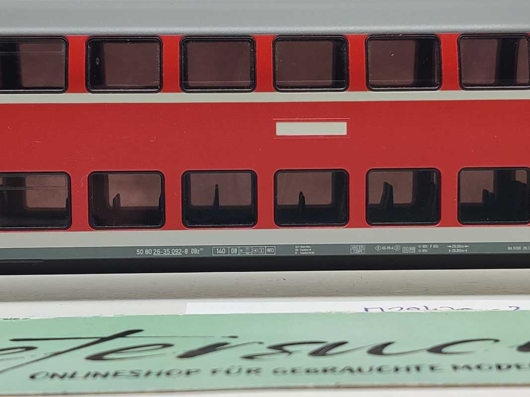 Märklin H0 AC 29470-02 Doppelstockwagen 2.Kl DBz751 aus Set / NEM / DB AG