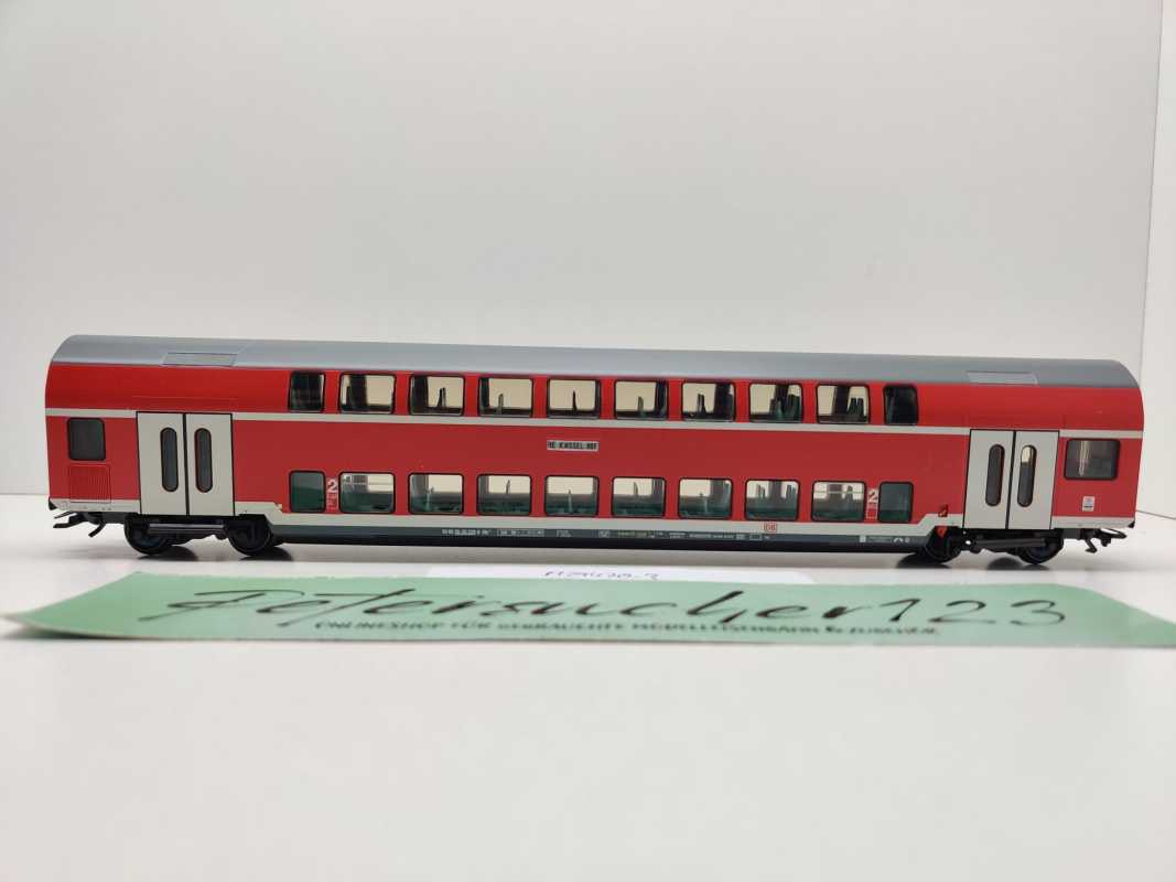 Märklin H0 AC 29470-03 Doppelstockwagen 2.Kl DBz751 aus Set / NEM / DB AG