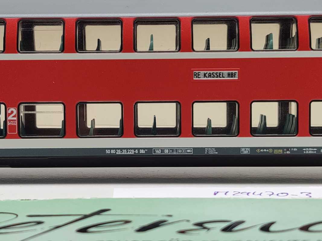 Märklin H0 AC 29470-03 Doppelstockwagen 2.Kl DBz751 aus Set / NEM / DB AG