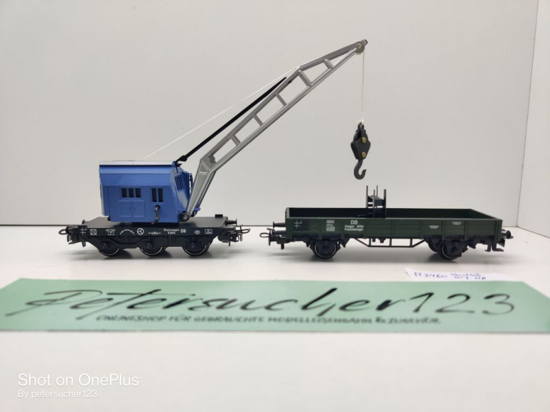 Märklin H0 AC 2960 Kran- & Schutzwagen aus Set Kranwagen / Kranwagen 103 / DB