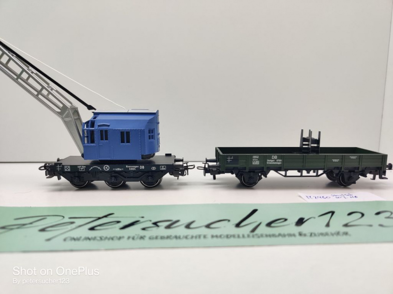 Märklin H0 AC 2960 Kran- & Schutzwagen aus Set Kranwagen / Kranwagen 103 / DB