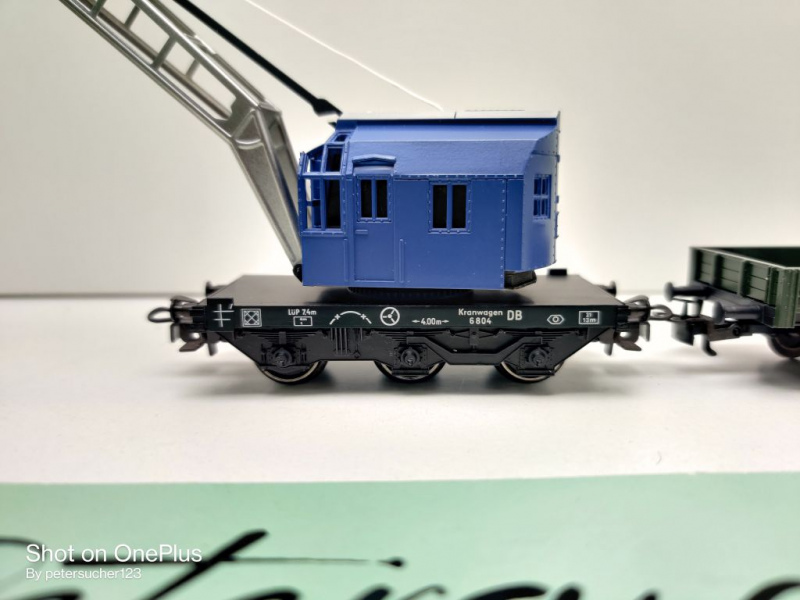 Märklin H0 AC 2960 Kran- & Schutzwagen aus Set Kranwagen / Kranwagen 103 / DB