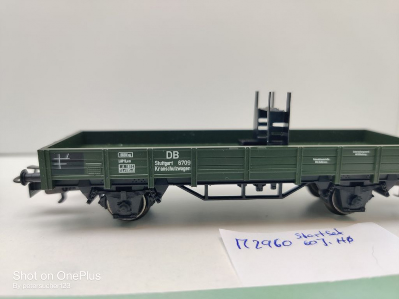 Märklin H0 AC 2960 Kran- & Schutzwagen aus Set Kranwagen / Kranwagen 103 / DB