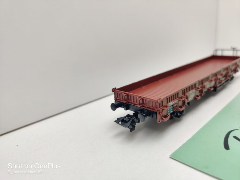 Märklin H0 AC 29815 1x Rungenwagen aus Startpackung / Rlmms58 / NEM / DB