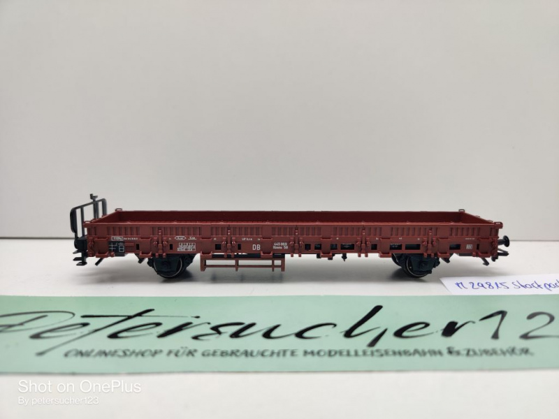 Märklin H0 AC 29815 1x Rungenwagen aus Startpackung / Rlmms58 / NEM / DB